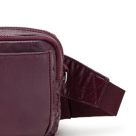 Kipling Abanu Multi Metallic Convertible Crossbody Bag Bags Burgundy Lacquer | CA 2038FD